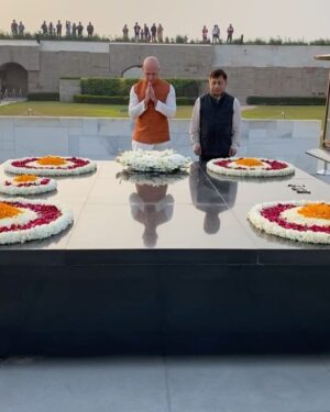 Jeff Bezos Instagram - Just landed in India and spent a beautiful afternoon paying my respects to someone who truly changed the world. “Live as if you were to die tomorrow. Learn as if you were to live forever." - Mahatma Gandhi.