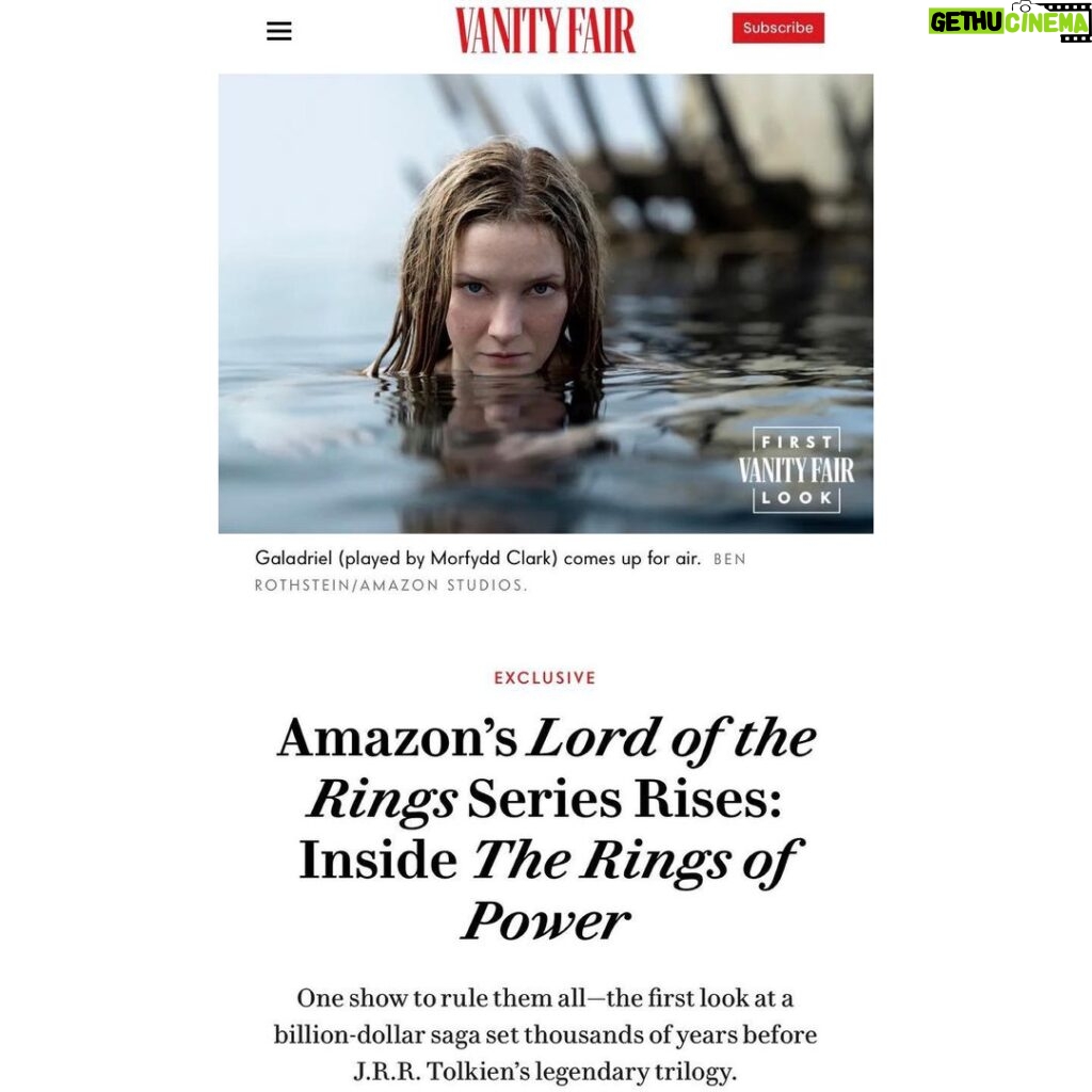 Jeff Bezos Instagram - We gave VF a sneak peek at the first three episodes, and they liked what they saw: “The show is a lavish, compelling mix of palace intrigue, magic, warfare, and mythology—and there are enough mysteries to power a thousand podcasts.” And I can promise you the rest of the episodes in season one are every bit as good. Very proud of what we’re creating here and can’t wait for everyone to see it this September. Link to the VF article is in the bio. @AmazonStudios @LOTRonPrime @VanityFair