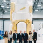 Jeff Bezos Instagram – Repost from @blueorigin
•
We unveiled our nearly 3-story Blue Moon MK1 cargo lander demonstrator. MK1’s early missions will pave the way and prove technologies for our MK2 lander for @nasa’s Human Landing System. These landers hitch a ride into space in New Glenn’s 7-meter fairing. MK1 will be capable of delivering three metric tons to any location on the Moon’s surface. That capacity makes it ideal for a variety of logistics, infrastructure, and science payloads. Our Blue Moon landers are architected for that future day when lunar ice can be used to manufacture LOX and LH2 propellants on the Moon. Click the link in our bio to learn more. #ArtemisV #ForTheBenefitOfEarth