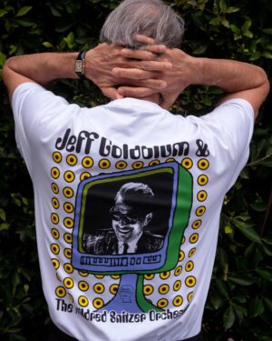 Jeff Goldblum Instagram - New album merch about to drop @wearebraindead!!! And new California tour dates for July just announced! Check out the link in my bio. 😎🙏🏼🕺🏽🎹🎷❤️‍🔥