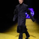 Jeff Goldblum Instagram - Respect, deep thanks, and love for the brilliant work and art of Mrs. Prada, Raf, and the sweet kindness and overwhelming generosity of the entire team. It was an honor. @prada #pradafw22 Milan, Italy
