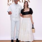 Jeff Goldblum Instagram - A million THANKS to PRADA! Another treasured peak experience! Mrs. Prada and Raf are phantasmagorically brilliant and as sweet as Shoo Fly Pie!!! @prada #PradaSS23 🤍🤍🤍 Milan, Italy