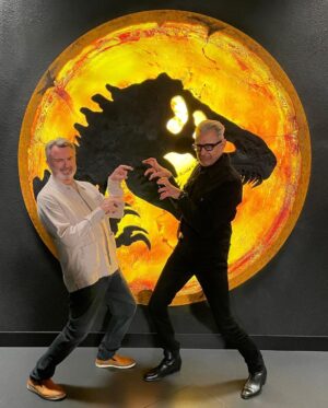 Jeff Goldblum Instagram - REUNITED!!! @lauradern @samneilltheprop @jurassicworld