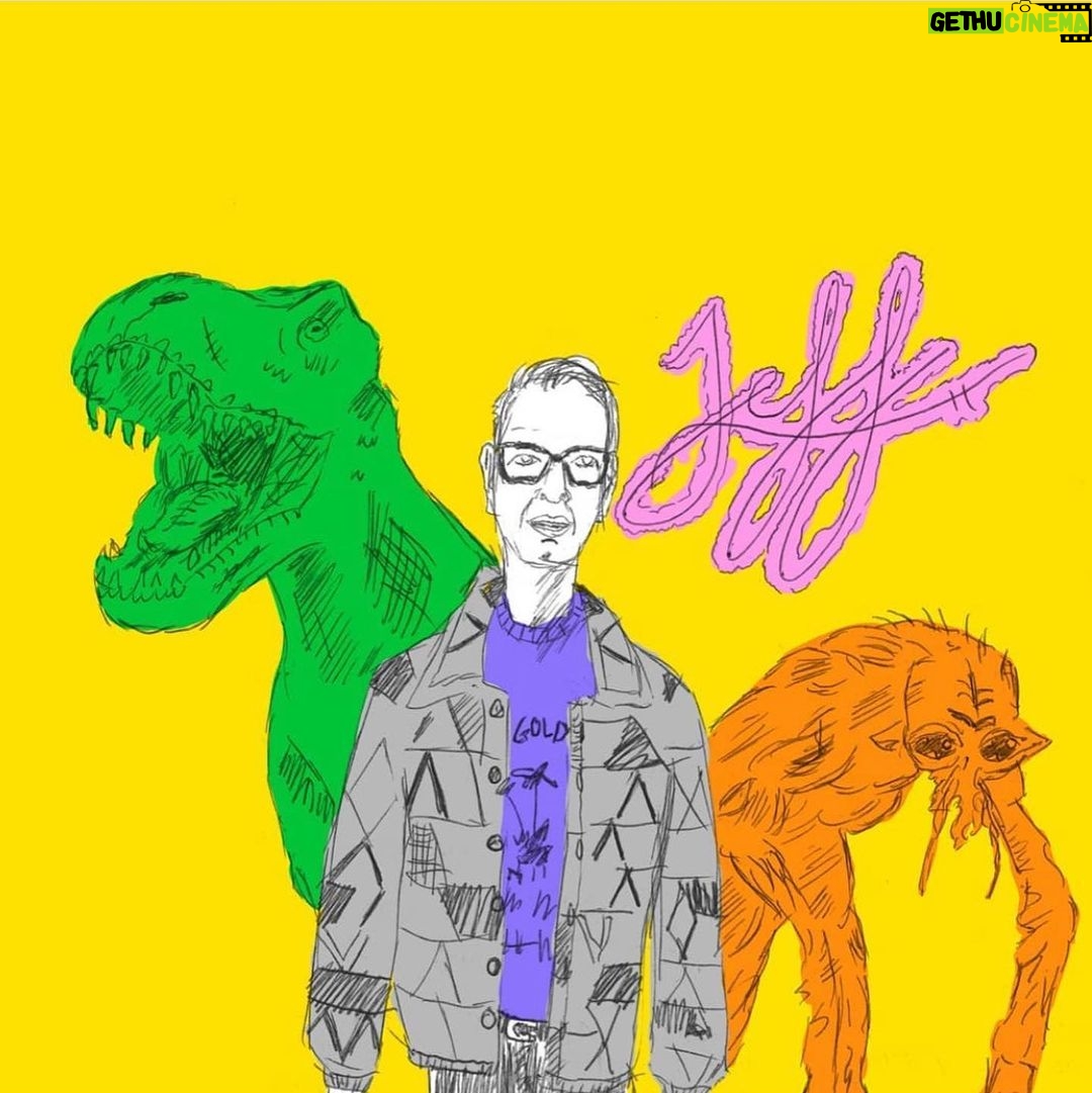 Jeff Goldblum Instagram - The Artists’s Way! Honored and inspired to see myself reimagined by these brilliant artists. Keep creating, everyone! 🎨✍🏼⚡️💕 @sartorialnolift @faawujsi @elijah_vazquez #fanartmonday