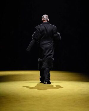 Jeff Goldblum Instagram - Respect, deep thanks, and love for the brilliant work and art of Mrs. Prada, Raf, and the sweet kindness and overwhelming generosity of the entire team. It was an honor. @prada #pradafw22