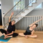 Jeff Goldblum Instagram - I’m so thrilled to be able to support my brilliant soulmate @emiliegoldblum in her sublime work as part of an equal and loving partnership. Her @maisongoldblum stretch class had me sweating and my heart pumping! (That might have been partly because of the nearness of you, my darling!) Check out her fantastic classes on @maisongoldblum and YouTube. 💪🏼💦🤸🏻‍♂️💘 New York City
