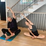 Jeff Goldblum Instagram - I’m so thrilled to be able to support my brilliant soulmate @emiliegoldblum in her sublime work as part of an equal and loving partnership. Her @maisongoldblum stretch class had me sweating and my heart pumping! (That might have been partly because of the nearness of you, my darling!) Check out her fantastic classes on @maisongoldblum and YouTube. 💪🏼💦🤸🏻‍♂️💘 New York City