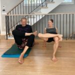 Jeff Goldblum Instagram - I’m so thrilled to be able to support my brilliant soulmate @emiliegoldblum in her sublime work as part of an equal and loving partnership. Her @maisongoldblum stretch class had me sweating and my heart pumping! (That might have been partly because of the nearness of you, my darling!) Check out her fantastic classes on @maisongoldblum and YouTube. 💪🏼💦🤸🏻‍♂️💘 New York City