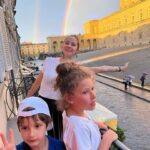 Jeff Goldblum Instagram - Happiest Mother’s Day to Emilie - spiritual gold at the end of a double rainbow!!! @emiliegoldblum 🙏🏼🌈🌈💫✨❤️‍🔥