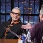Jeff Goldblum Instagram - Had a blast last week with my friend Seth, our band, and the glorious Mattiel in New York! @latenightseth (📷 Lloyd Bishop/NBC). 🙏🏼🏙❤️‍🔥✨ New York, New York