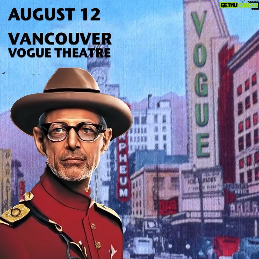 Jeff Goldblum Instagram - PORTLAND! SEATTLE! VANCOUVER! August 10, 11, and 12. Three new shows in three brand-new cities for our band, and our first show in Canada! My โartistโs pre-saleโ starts tomorrow at 10AM - the password is JAZZ. Links will go active in bio then - hope to see you there! ๐๐๐ผ๐บ๐ฝ๐ผ๐น๐ค๐ท๐บ๐โจ #mildredsnitzerorchestra #badphotoshop