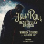 Jelly Roll Instagram - The Beautifully Broken Tour 2024, with my friends @warrenzeiders and @alexandrakaymusic , is coming to a city near you! Pre-sale begins 2/27 at 10am local time. Sign up for a pre-sale code at JellyRoll615.com This is the biggest tour of my life y’all and I’m going to do it really really big this year— I can’t wait to see y’all at a show. Come party with us!