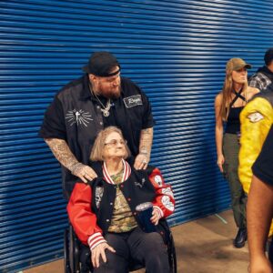 Jelly Roll Instagram - One of the coolest experiences for me is when my mother makes it out for a show. I started writing songs because I seen how much she loved music and how much it helped her . I am grateful that she is able to see my perform at this level. She got to come see me sell out the legendary Rupp Arena in Lexington Kentucky- of course she asked me to take her to Struggles dressing room to see him. She loves Struggle to death