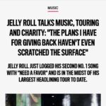 Jelly Roll Instagram - Making headlines out here y’all 😂 the good the bad and the ugly 😂