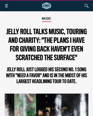 Jelly Roll Instagram - Making headlines out here y’all 😂 the good the bad and the ugly 😂