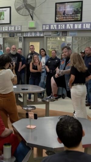 Jelly Roll Instagram - Always spread love when we can- thank you to the Harp program at the Chesterfield County Jail in Virginia for allowing me to come share some songs with the men and women incarcerated- your program is what is needed in these jails more than anything.