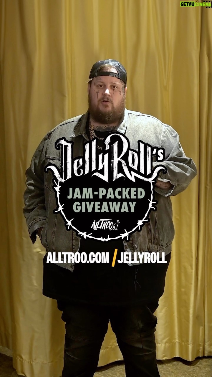 Jelly Roll Instagram - What’s up Y’all! I’ve partnered with Alltroo in support of @impactyouthoutreach, to give you all a chance to win 3 great prizes! 🔥🔥🔥 This is special y’all! Even a small donation will make a difference for at-risk youth and get you entries to win! alltroo.com/jellyroll
