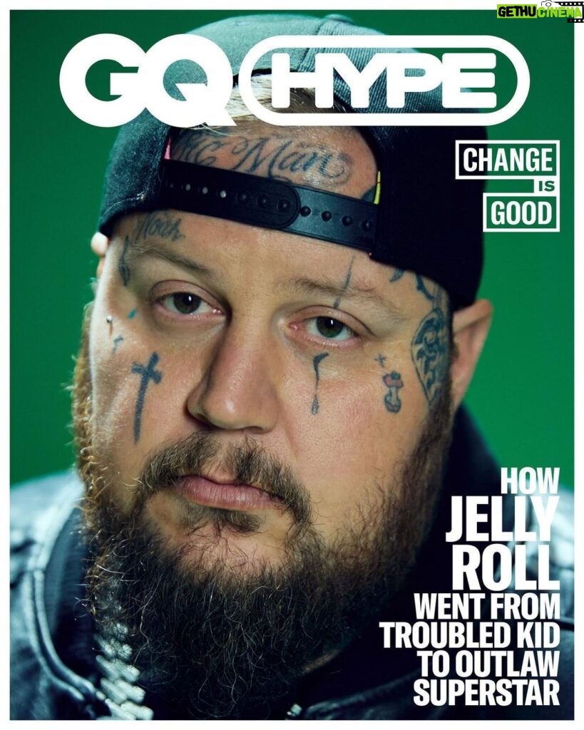 Jelly Roll Instagram - @jellyroll615 spent his teen years in and out of correctional facilities before trading the trap game for the rap game. But he’s always had the heart of a country superstar. “My soul is to write ballads—that’s what pours out of me, dude.” At the link in bio, we sat down with Jelly Roll and talked about his neighborhood in Nashville, building a recording studio in the juvenile facility where he once did time, and his friendship with Dwayne ‘The Rock’ Johnson. #GQHYPE #GQChangeIsGood Written by @pxthompson Photographs by @aijanipayne Styled by @kristaroser Grooming by Lindsay Doyle