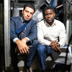 Jencarlos Canela Instagram - As you can tell... we were both excited to be on set till 4am and take this picture together 
🎥 #manfromtoronto 
📸 : @dopepickwan