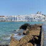 Jenn McAllister Instagram - island hopping Paros, Greece