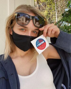 Jenn McAllister Instagram - VOTE VOTE VOTE