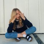 Jenn McAllister Instagram – y’all rockin with socks and sandals ⁉️ Los Angeles, California