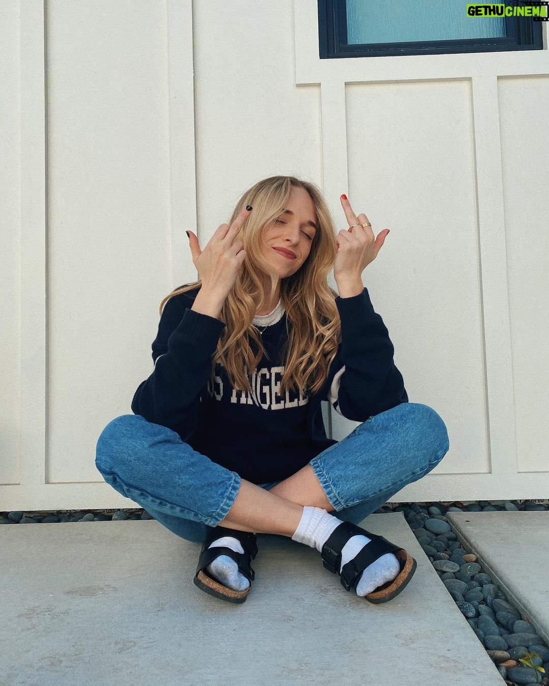 Jenn McAllister - 43.5K Likes - y’all rockin with socks and sandals ⁉️