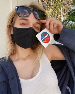 Jenn McAllister Instagram - VOTE VOTE VOTE