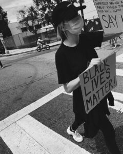 Jenn McAllister Instagram - i’m with you #blacklivesmatter link with resources in my bio Venice Beach, Los Angeles