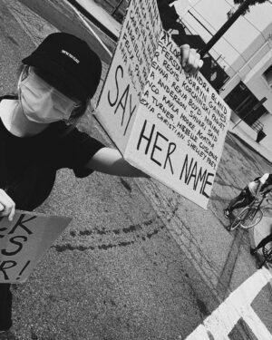 Jenn McAllister Instagram - i’m with you #blacklivesmatter 
link with resources in my bio