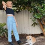 Jenn McAllister Instagram - do i look like my dog be honest Los Angeles, California