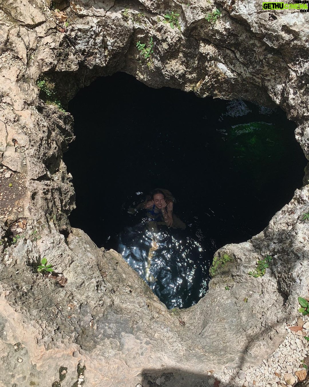 Jenn McAllister Instagram - lmao Cenote Calavera