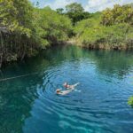 Jenn McAllister Instagram - after i got out of the water i saw a tarantula 😵‍💫 Cenote Jaguar