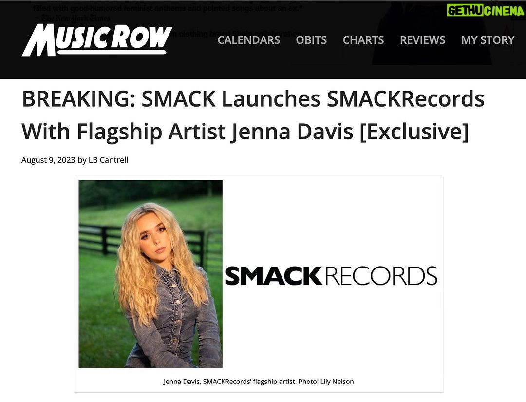 Jenna Davis Instagram - From the little girl who used to sing in her parking garage every day thank you ♥️ I love country music more than anything and I can’t wait to start this journey with @smacksongs & @flick_ofthe_riss ♥️ Nashville, Tennessee
