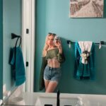 Jenna Davis Instagram - dumpity dump 🫶🩷🌲🫣🎶🤌 1) My friend’s bathroom was a vibe 2) dream car 3) 🤌 4) last night w/ elle 5) My friend Luke sent me this 🥹 6) chaos at the cabin 🌲 7) I MISS THIS 8) kayak wars 😤 9) not me having a full on photoshoot at an event💀 10) hehe