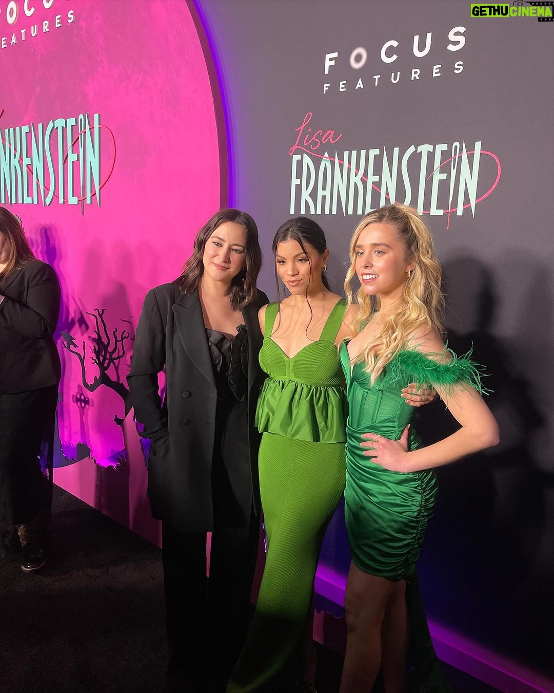 Jenna Davis Instagram - Our freaky fun movie @lisafrankensteinfilm will be out in theaters this FRIDAY Feb 9th!! π§π Very grateful to have been a small part of this Zom-Com alongside some of the most talented individuals!! @zeldawilliams , Diablo Cody, @focusfeatures thank you for allowing me to be your Lori & join this crazy fun film. @kathrynnewton & @colesprouse I look up to you both in so many ways. Your talent, passion, and drive for every project you are a part of is evident and inspiring. @lizasoberano Iβm mad we didnβt get a photo together last night but thank you for being my cheer sister π @joeyharrisofficial @paolanandino @trinalafargue @henryeikenberry @bryce_romero29 @jailyn__rae what a joy it was to work alongside yβall. So much love for my @lisafrankensteinfilm family!! Grab your popcorn and go watch our freaky weird silly colorful film in theaters this FRIDAY ππ§πβ¨ #lisafrankenstien #lisafrankenstienfilm πββοΈ: @hairbybradleyleake β¨: @styledbylmc π: @Misscircle-newyork π : @stevemadden π: @katespadeny π: @shopbizouxx @drae.collection The Hollywood Athletic Club