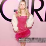 Jenna Davis Instagram - Get in loser we’re going to @meangirls prom night 💖 👗: @nadinemerabi 👛: @dune_london 👠: @camillagabrieli 🎀: @hairbybradleyleake ✨: @styledbylmc Pendry West Hollywood
