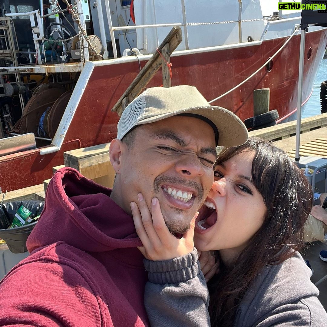 Jenna Ortega Instagram - Last day on Finestkind. Going to miss this beautiful face @ismaelcruzcordova, my Puerto Rican brother