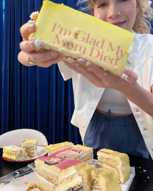 Jennette McCurdy Instagram - happy first birthday igmmd. thank you all so much for making this book a NYT bestseller for one entire year. i honestly can’t believe it. i’m grateful every day for the crazy ride this last year has been and for the incredible opportunities that have come from it. it’s thanks to you all ♥️