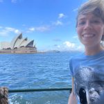 Jennette McCurdy Instagram - speaking at the sydney opera house was unforgettable !! years ago, i hit what i consider my “rock bottom” in australia, in the backseat of an uber, while looking at the sydney opera house from afar, down a tooth and a lot of hope, fresh off purging my tim tams. i was at a place where i didn’t really believe things could get better, but knew if there was any chance of that happening, of things changing, that i was gonna have to start by changing the only thing i had any control over: myself. to have gone back to australia now, years later, under completely different circumstances - for a career i am proud of and, more importantly, as a person i am proud of - and to connect with an audience in a real, meaningful way (IN THE FUCKING SYDNEY OPERA HOUSE ITSELF !! ) was a once-in-a-lifetime moment for me. thanks to the @sydneyoperahouse for having me out, to @rosiewaterland for conducting an incredibly nuanced and thoughtful conversation with grace and humor and everything in between, and of course to every one of you who came out to the event. you were an insightful, good-humored bunch and i’m so glad and grateful to have spent some time with you. afterward, i celebrated with a half-sleeve of tim tams, all of which remain unpurged. ps yes my trip aesthetic was “full tourist”.