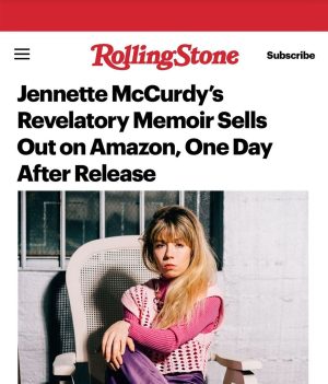 Jennette McCurdy Instagram - hi everyone. i’m overwhelmed by the incredible reaction to I’m Glad My Mom Died. i see in your posts and comments how emotionally connected you are to this - how you have laughed and cried and everything in between with me - and it’s meaningful and fulfilling to me in a singular way. i feel seen, and i hope you do too. i’ve also heard the book is sold out (!!!) in some places. i’m a hard copy kind of lady myself - and my publisher has let me know they’re doing everything in their power to restock the shelves asap - but if you’re looking to read the book this very moment there is an e-book and audiobook version, which i narrated with my stuffed animal meatball in my lap. thank you for your support.