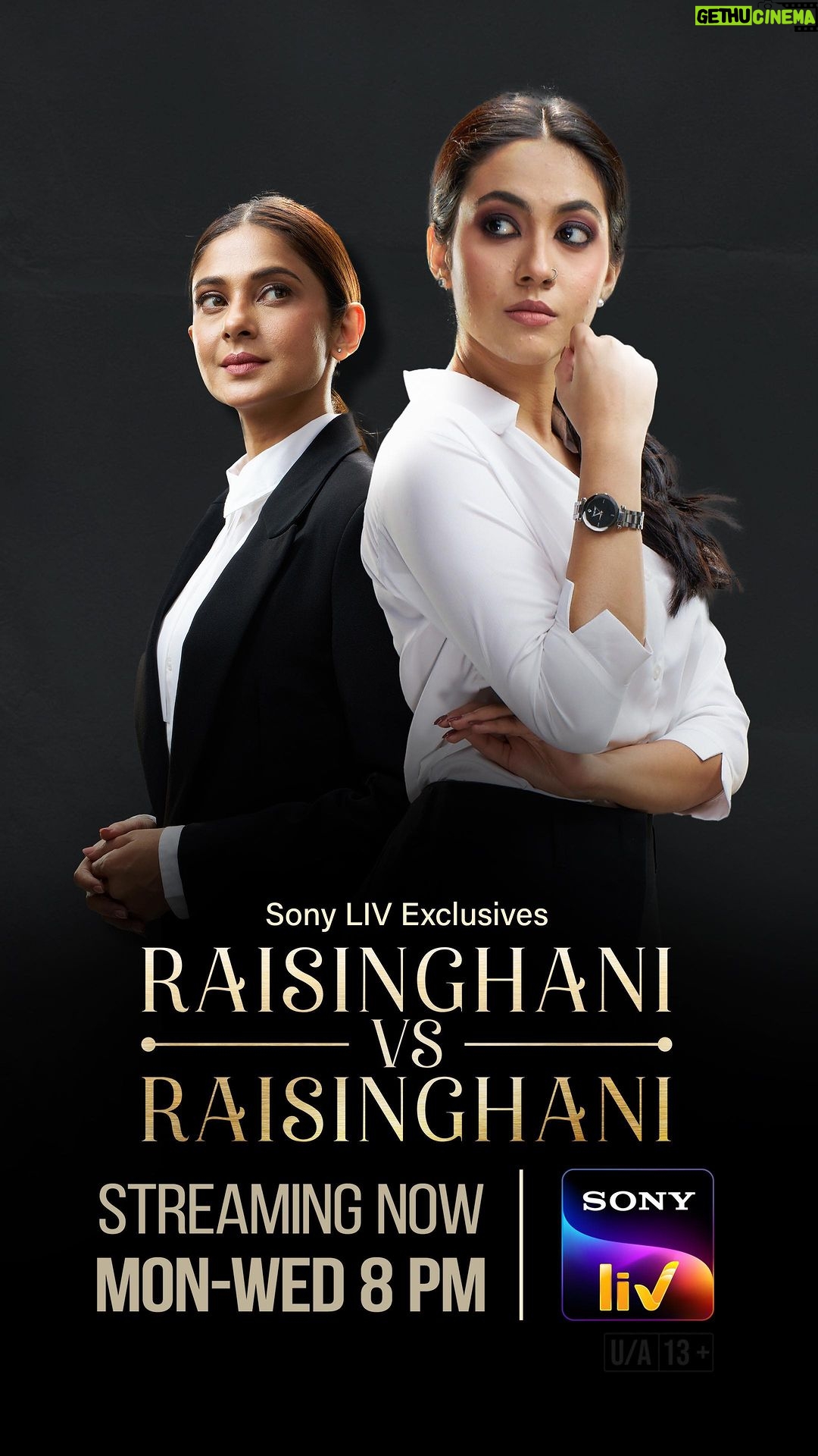Jennifer Winget Instagram - Ankita is on cloud nine with her first win, but what will Anushka’s reaction be when she discovers the truth about Rajdeep and Ankita’s mother? Dive into the drama on Raisinghani VS Raisinghani, airing every Monday to Wednesday at 8 PM, exclusively on Sony LIV! #RaisinghaniVSRaisinghani #RaisinghaniVSRaisinghaniOnSonyLIV