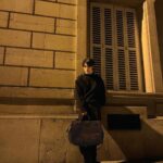 Jeno Instagram - Paris night with ferragamo🌙 #FerragamoFW23 #FerragamoTime #FerragamoBoots @ferragamo
