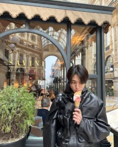 Jeno Instagram - Milano!!🍦🍧 @ferragamo