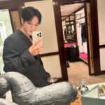 Jeno Instagram - Ferragamo day~ 😎 @ferragamo #ferragamo24fw