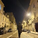 Jeno Instagram - Paris night with ferragamo🌙 #FerragamoFW23 #FerragamoTime #FerragamoBoots @ferragamo