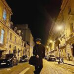 Jeno Instagram - Paris night with ferragamo🌙 #FerragamoFW23 #FerragamoTime #FerragamoBoots @ferragamo