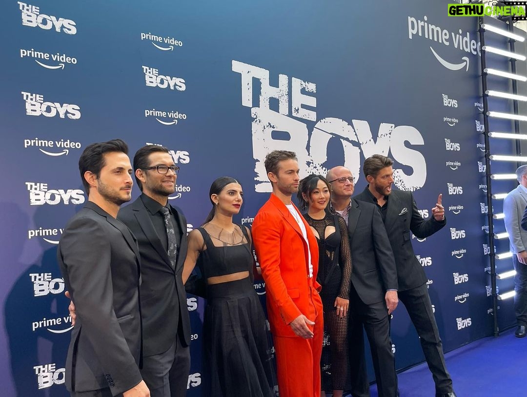 Jensen Ackles Instagram - Just another night in Paris. Watching body parts explode on a giant screen. No biggie. Are you guys ready for this?!?! @theboystv this Friday!!!