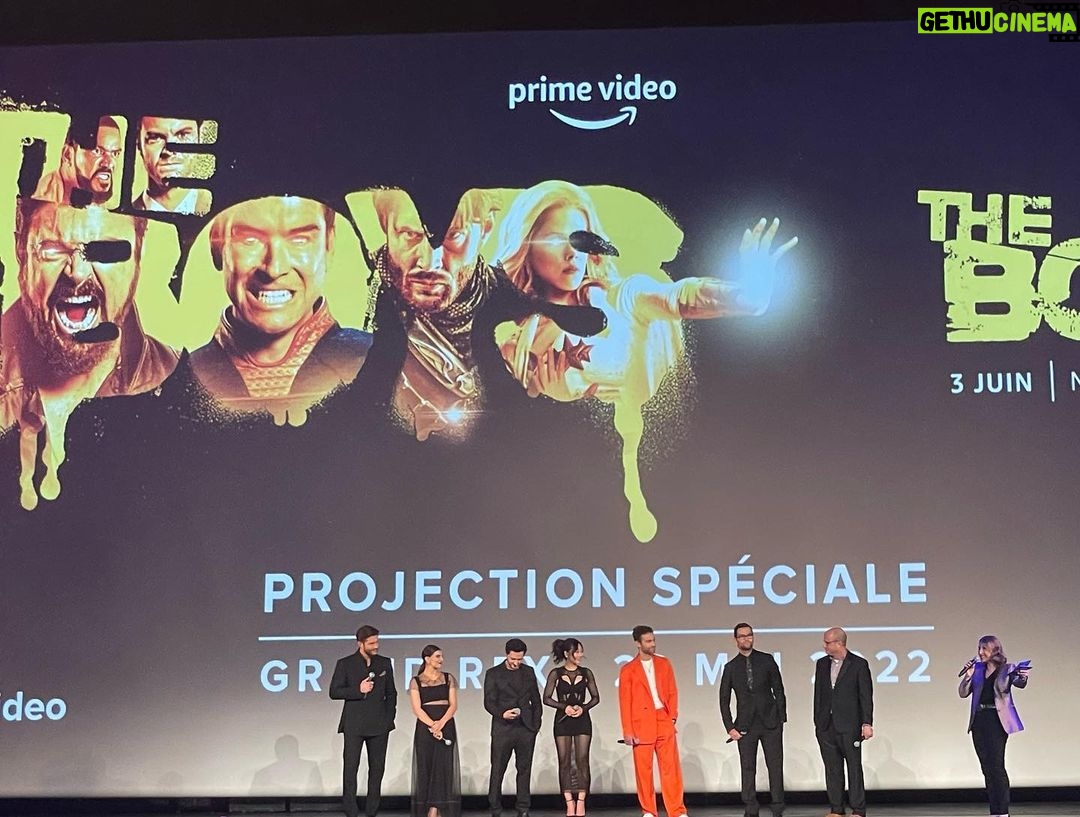 Jensen Ackles Instagram - Just another night in Paris. Watching body parts explode on a giant screen. No biggie. Are you guys ready for this?!?! @theboystv this Friday!!!