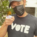 Jensen Ackles Instagram – Done and Done.  Get out there folks and make your voice heard.  Only you can do it.  #vote